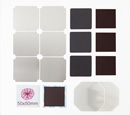 50x50mm Rubber Magnet Button