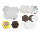 Hexagon Rubber Magnet Button