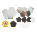 Pentagon Rubber Magnet Button