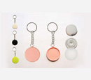 Single Side Keychain with Button