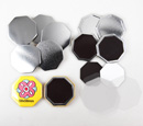 Octagonal Rubber Magnet Button